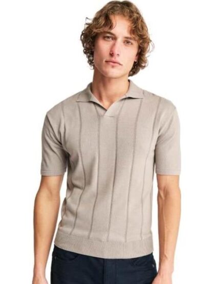 PLAYERA MANGA CORTA GRIS HPC POLO