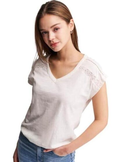 PLAYERA MANGA CORTA MARFIL HOLLY LAND - Image 4
