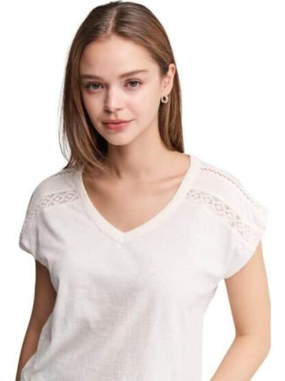 PLAYERA MANGA CORTA MARFIL HOLLY LAND - Image 5