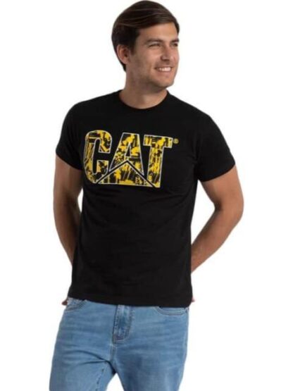 PLAYERA MANGA CORTA NEGRO CATERPILLAR - Image 4