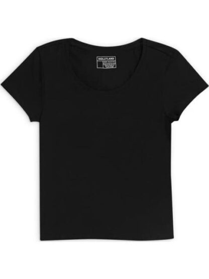 PLAYERA MANGA CORTA NEGRO HOLLY LAND
