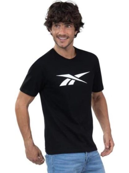 PLAYERA BASIC COTTON TEE NEGRO REEBOK - Image 3