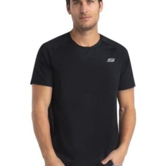PLAYERA MANGA CORTA NEGRO SKECHERS1