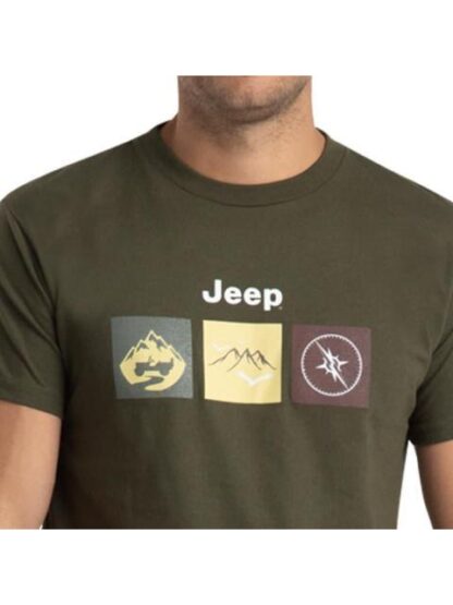 PLAYERA MANGA CORTA VERDE OLIVO JEEP - Image 6