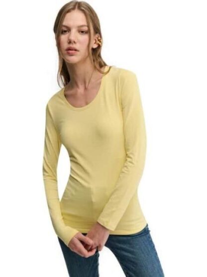 PLAYERA MANGA LARGA AMARILLO HOLLY LAND - Image 5