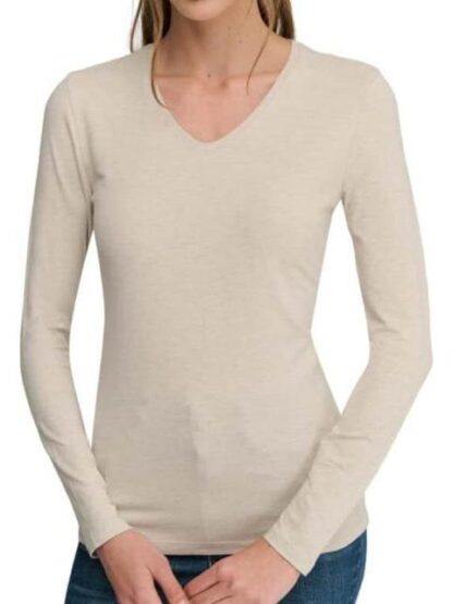 PLAYERA MANGA LARGA BEIGE HOLLY LAND - Image 5