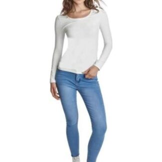 PLAYERA MANGA LARGA BLANCO HOLLY LAND