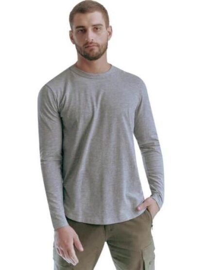 PLAYERA MANGA LARGA GRIS NEXT CO
