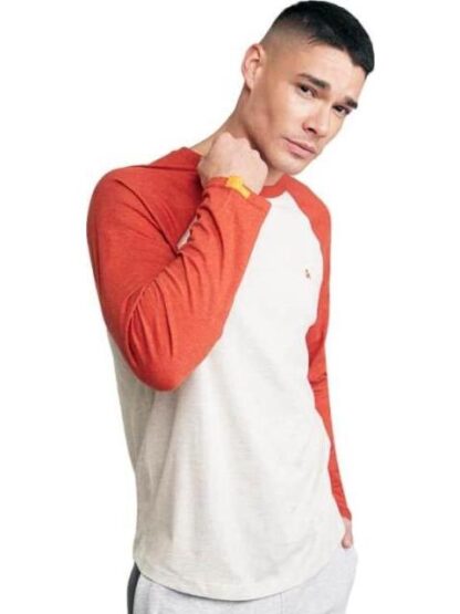 PLAYERA MANGA LARGA MODA BEIGE NEXT CO - Image 2