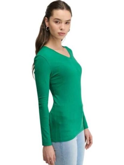 PLAYERA MANGA LARGA VERDE HOLLY LAND - Image 4