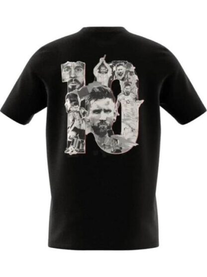 PLAYERA MESSI G T NEGRO ADIDAS - Image 2