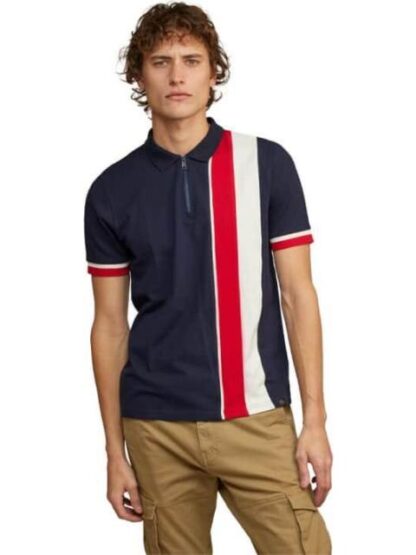 PLAYERA CUELLO POLO AZUL MARINO D.E.E.P SELECTION - Image 4