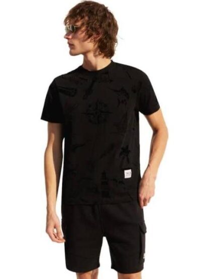 PLAYERA CUELLO REDONDO NEGRO HARD SODA - Image 5
