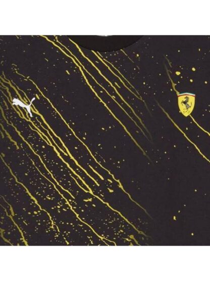 PLAYERA MOTORSPORT FERRARI RACE COLOR S AOP TEE NEGRO PUMA - Image 6
