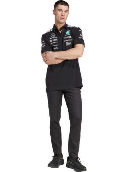 PLAYERA MOTORSPORT MER TM POLO BM NEGRO ADIDAS