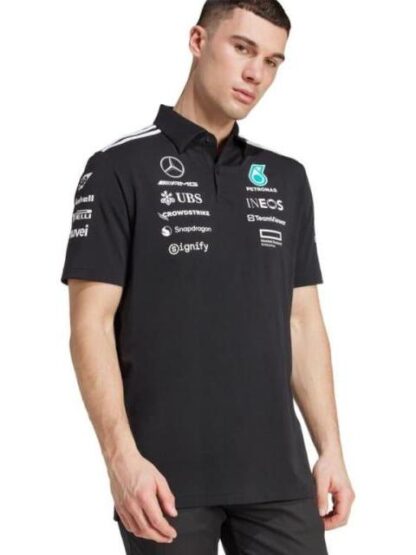 PLAYERA MOTORSPORT MER TM POLO BM NEGRO ADIDAS - Image 3