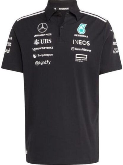 PLAYERA MOTORSPORT MER TM POLO BM NEGRO ADIDAS - Image 4