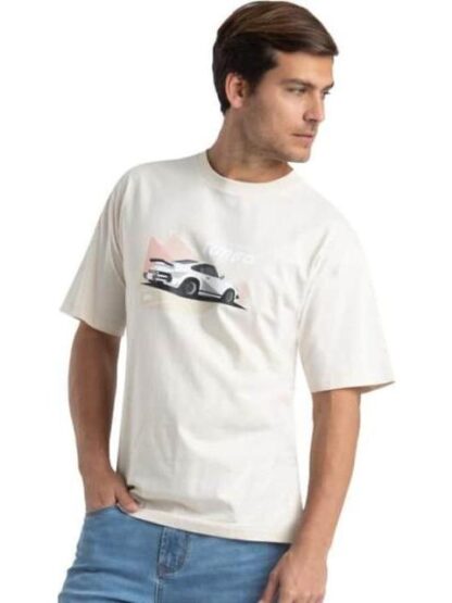 PLAYERA MOTORSPORT PORSCHE LEGACY 911 GRAPHIC TEE HUESO PUMA - Image 2