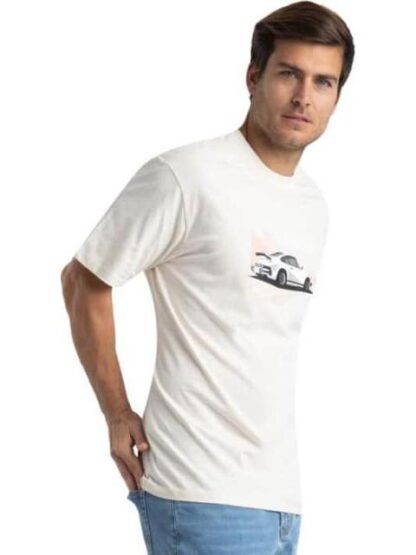 PLAYERA MOTORSPORT PORSCHE LEGACY 911 GRAPHIC TEE HUESO PUMA - Image 3