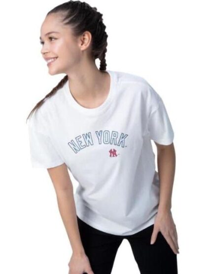 PLAYERA NEW YORK TEE BLANCO MLB