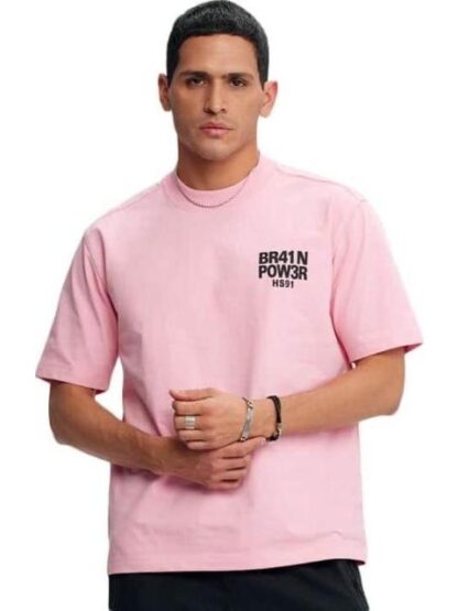 PLAYERA OVERSIZE LARGO MEDIO ROSA HARD SODA - Image 4