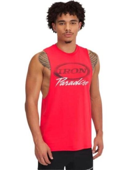 PLAYERA PJT ROCK IRON TANK ROJO UNDER ARMOUR MEXICO