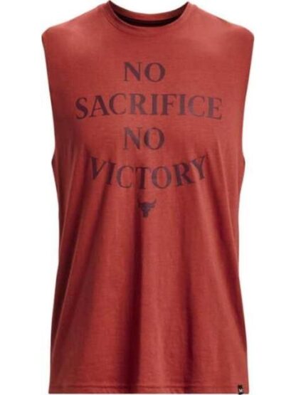 PLAYERA PJT ROCK SMS SL TANK ROJO UNDER ARMOUR MEXICO