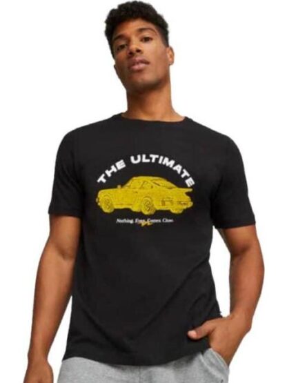 PLAYERA PL GRAPHIC TEE NEGRO PUMA