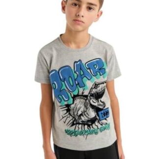 PLAYERA PLAYERA APLICACIONES GRIS NEXT CO