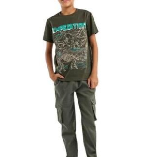 PLAYERA PLAYERA APLICACIONES VERDE OLIVO NEXT CO