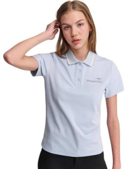 PLAYERA POLO AZUL KANGAROOS