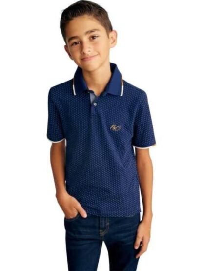PLAYERA POLO AZUL MARINO NEXT CO