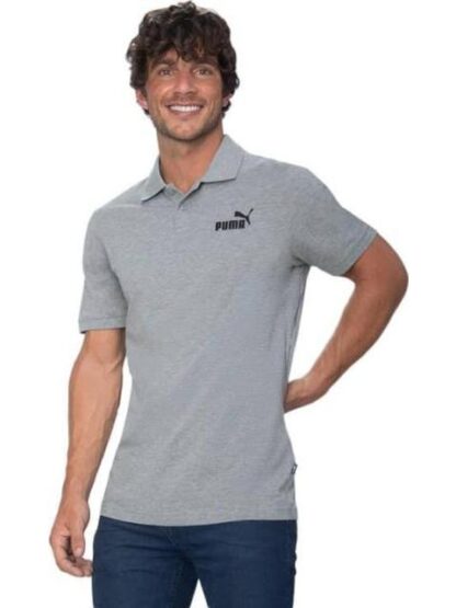 PLAYERA POLO ESS PIQUE GRIS PUMA - Image 3