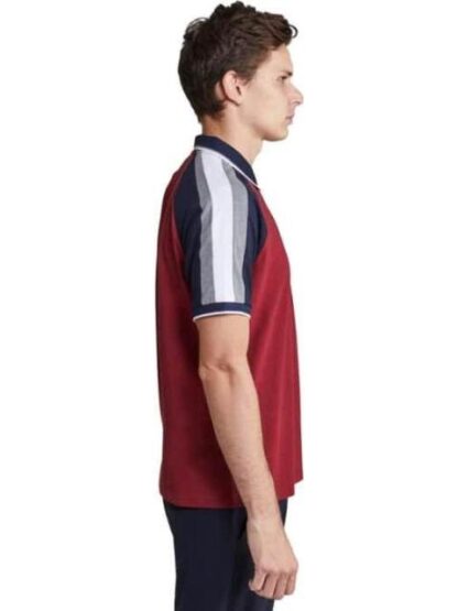 PLAYERA POLO MANGA RANGLAN VINO D.E.E.P SELECTION - Image 3