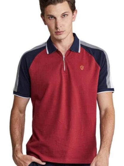 PLAYERA POLO MANGA RANGLAN VINO D.E.E.P SELECTION - Image 4