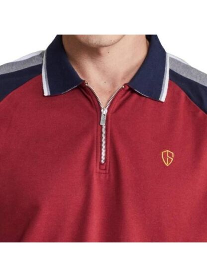 PLAYERA POLO MANGA RANGLAN VINO D.E.E.P SELECTION - Image 5