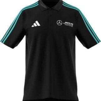 PLAYERA POLO MERCEDES AMG DNA NEGRO ADIDAS