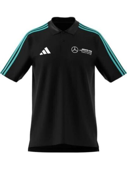 PLAYERA POLO MERCEDES AMG DNA NEGRO ADIDAS