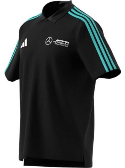PLAYERA POLO MERCEDES AMG DNA NEGRO ADIDAS - Image 6