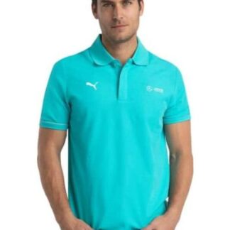 PLAYERA POLO MOTORSPORT AZUL TURQUESA PUMA