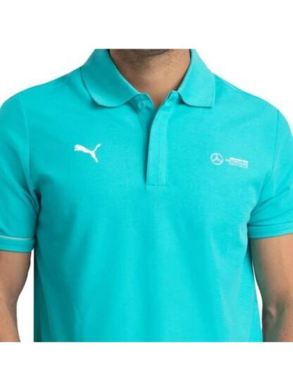 PLAYERA POLO MOTORSPORT AZUL TURQUESA PUMA - Image 5