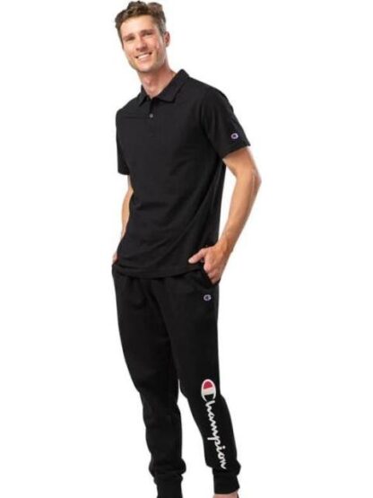 PLAYERA POLO NEGRO CHAMPION
