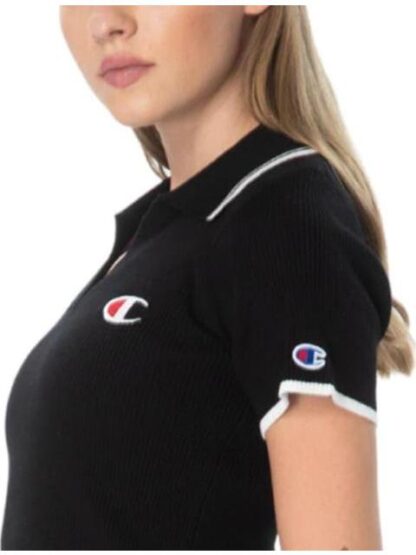 PLAYERA POLO NEGRO CHAMPION - Image 5