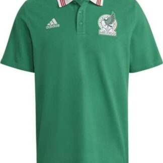 PLAYERA POLO SELECCION NACIONAL DE MEXICO VERDE ADIDAS