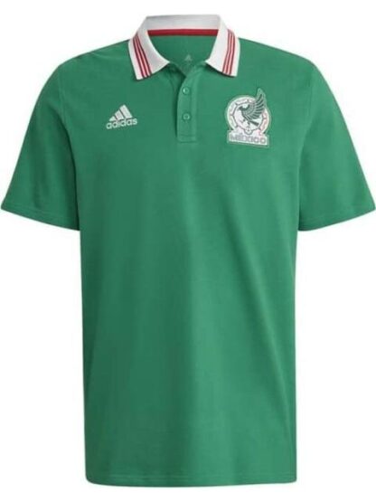 PLAYERA POLO SELECCION NACIONAL DE MEXICO VERDE ADIDAS