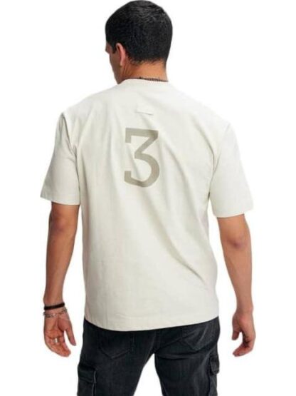 PLAYERA PRINT LOCALIZADO MANGA CORTA BEIGE HARD SODA - Image 2