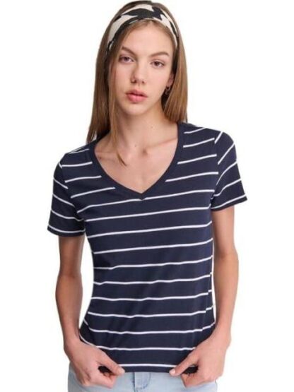 PLAYERA RAYAS AZUL MARINO HOLLY LAND - Image 5