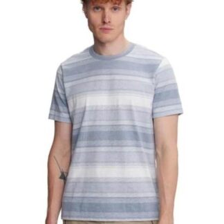 PLAYERA RAYAS AZUL NEXT CO