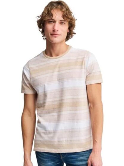 PLAYERA RAYAS BEIGE NEXT CO - Image 2