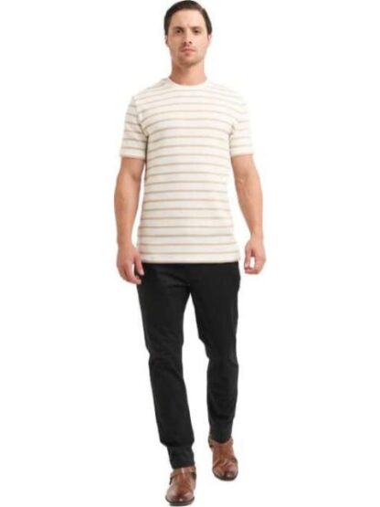 PLAYERA RAYAS MARFIL D.E.E.P SELECTION